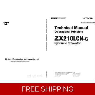 HITACHI ZX200-5G, ZX210-5G SERIES TECHNICAL MANUALS